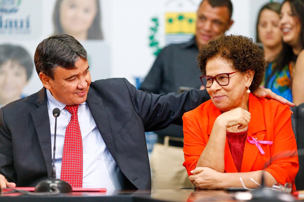 Wellington Dias e Regina Sousa