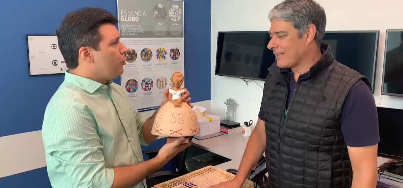 Marcelo Magno e William Bonnner