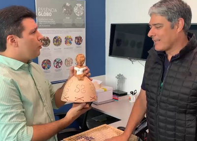 Marcelo Magno e William Bonnner