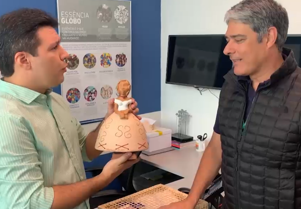 Marcelo Magno e William Bonnner