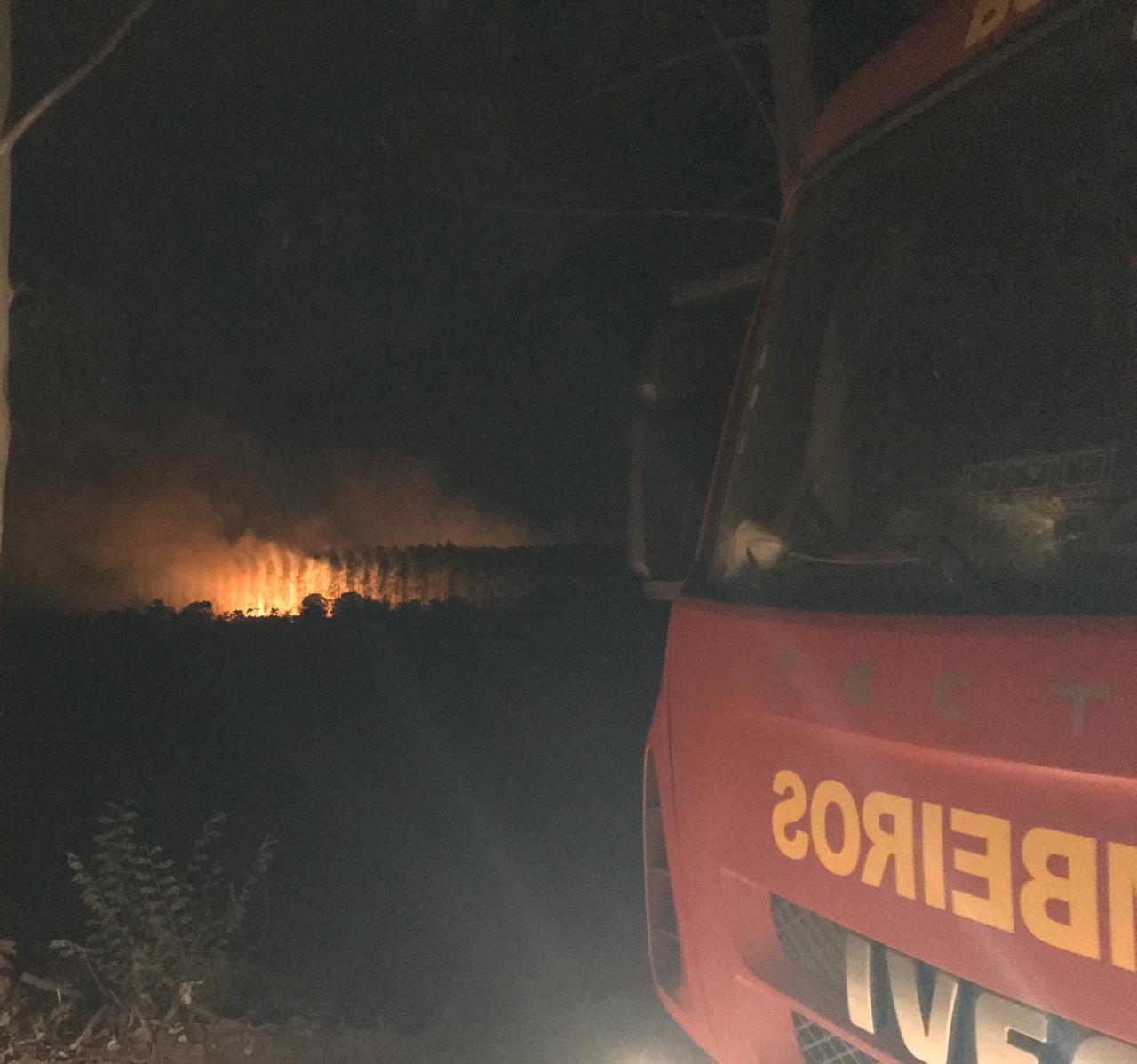 Incêndio no município de Boa Hora