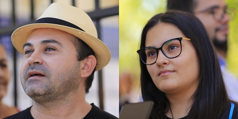 Pai e filha realizam a prova do Enem juntos