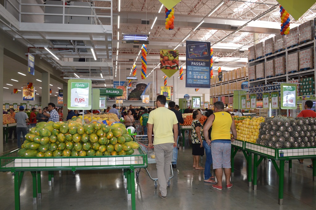 Seção de frutas