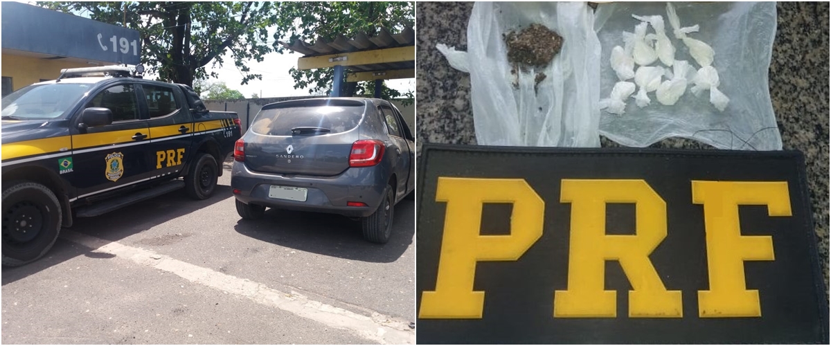 Duas mulheres são presas com drogas dentro de carro na BR 316