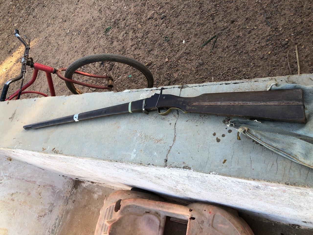 Arma utilizada para praticar o crime