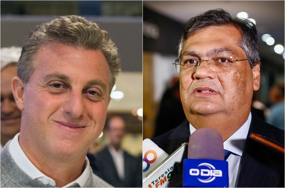 Luciano Huck e Flávio Dino