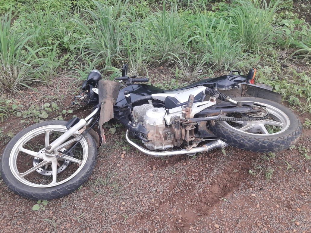Motocicleta da vítima