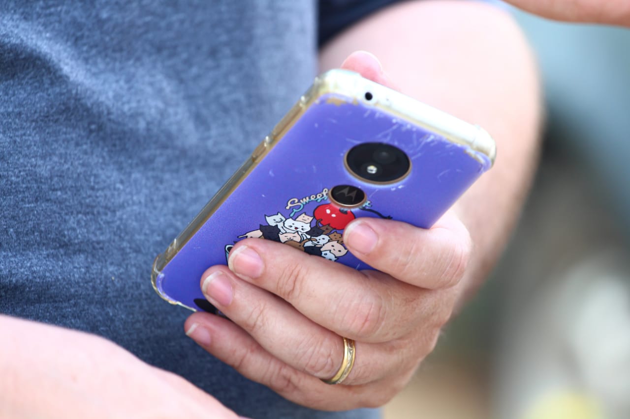 Celular da criança