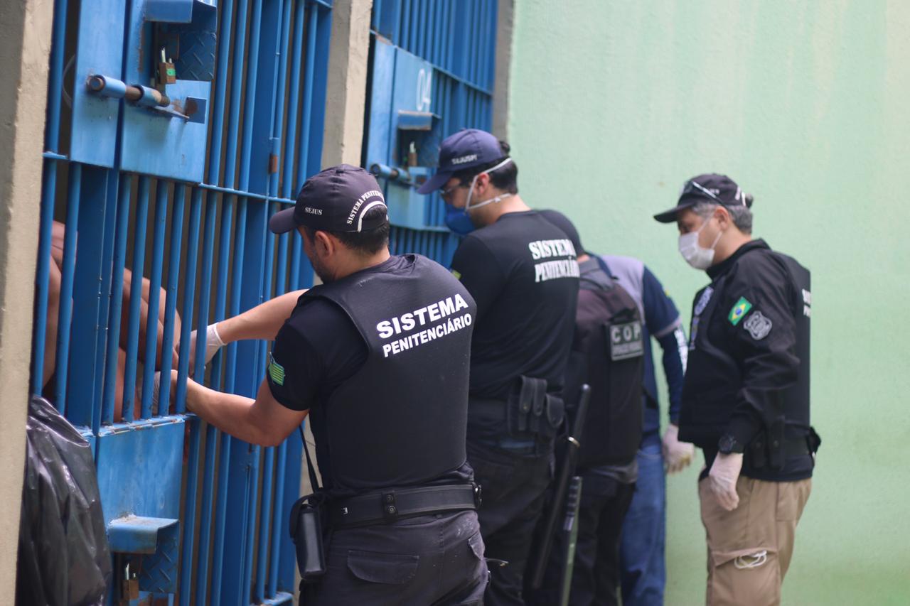 Operação Pignus realizada na Casa de Custódia e Casa de Detenção de Altos