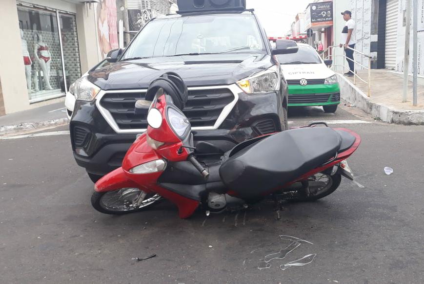 Acidente no centro de Teresina