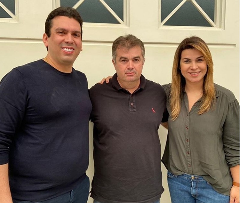 Marcos Vinicius, Cássio Rufino Sobreira e Marina Santos 