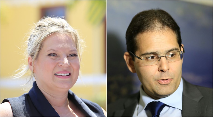 Joice Hasselmann e Daniel França 