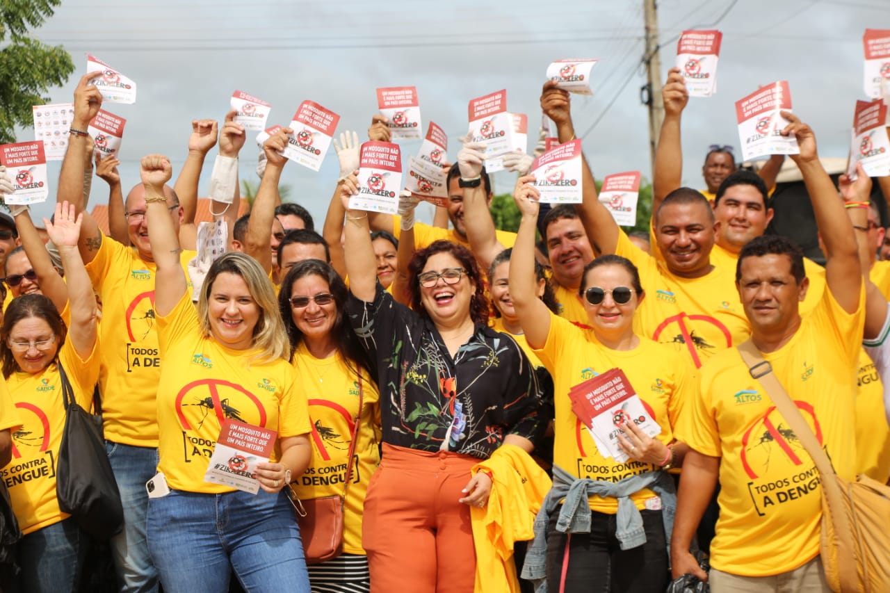 Prefeitura de Altos realiza mobilização contra o Aedes Aegypti