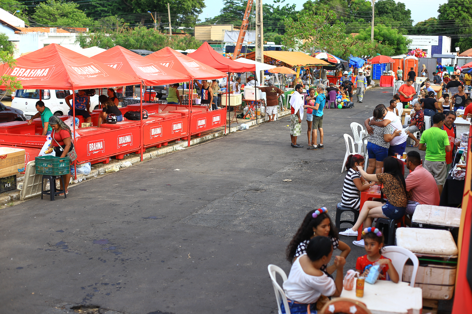 Bloco vaca atolada em Teresina 
