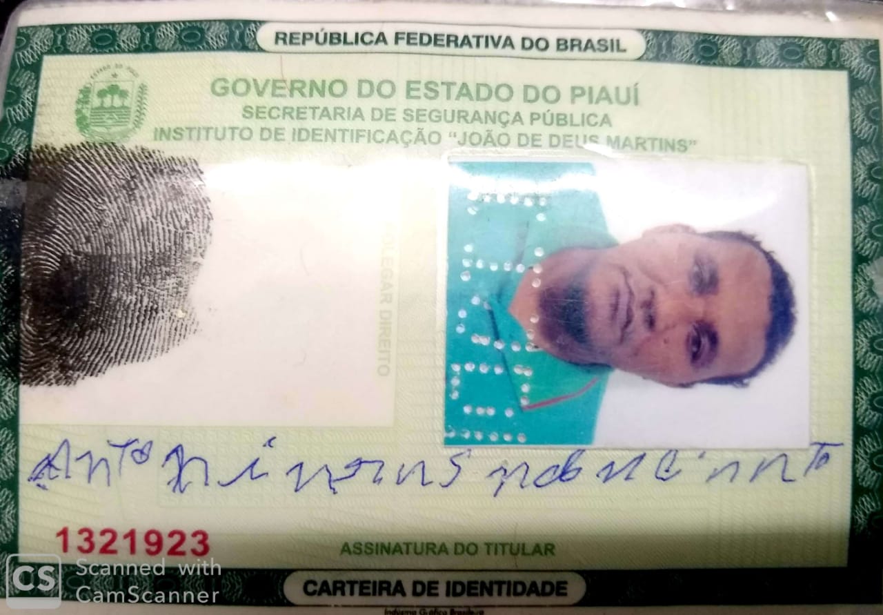 Identidade da vítima
