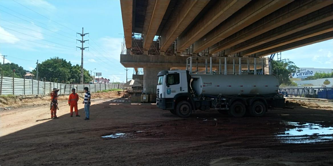 Prefeitura de Teresina paralisa obra do viaduto da BR 343