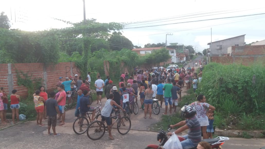 Local onde a vítima foi assassinada a tiros