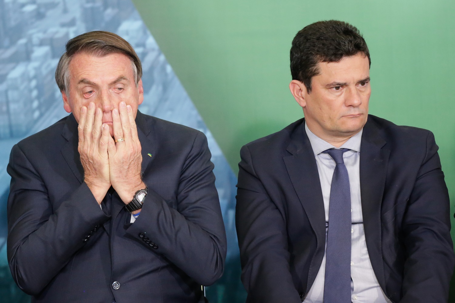 Bolsonaro e Sérgio Moro