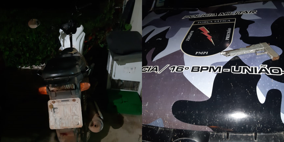 Material apreendido pela Polícia Militar de União