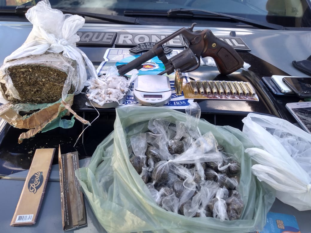 Droga apreendida no bairro Nova Teresina