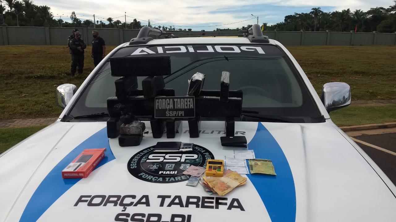 Droga apreendida pela Força Tarefa