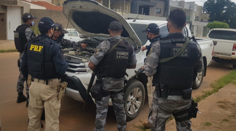Veículo recuperado pela PRF