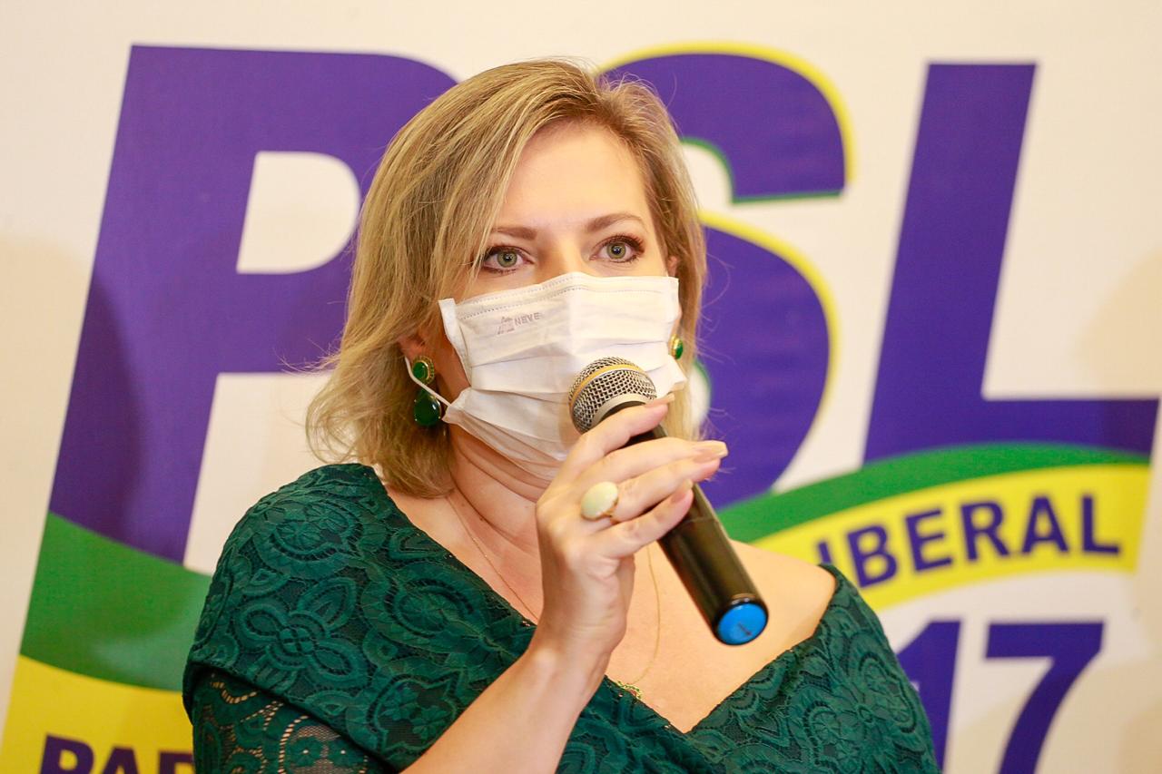 Deputada Federal, Gleisi Hoffmann, falou durante coletiva de imprensa nesta quarta-feira