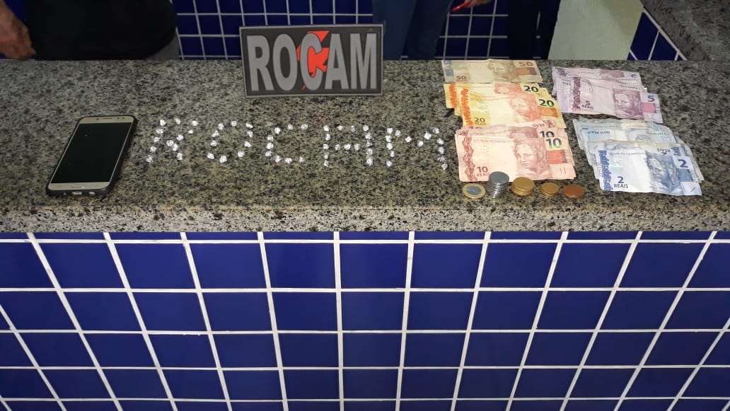 Droga apreendida pela Polícia Militar
