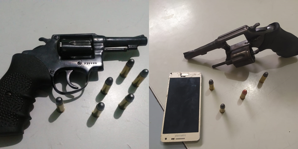 Armas são apreendidas na zona sudeste de Teresina