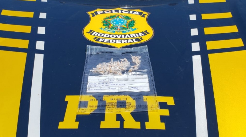 Droga apreendida pela PRF na BR 316