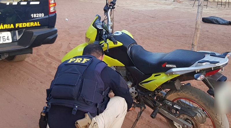 Moto recuperada pela PRF