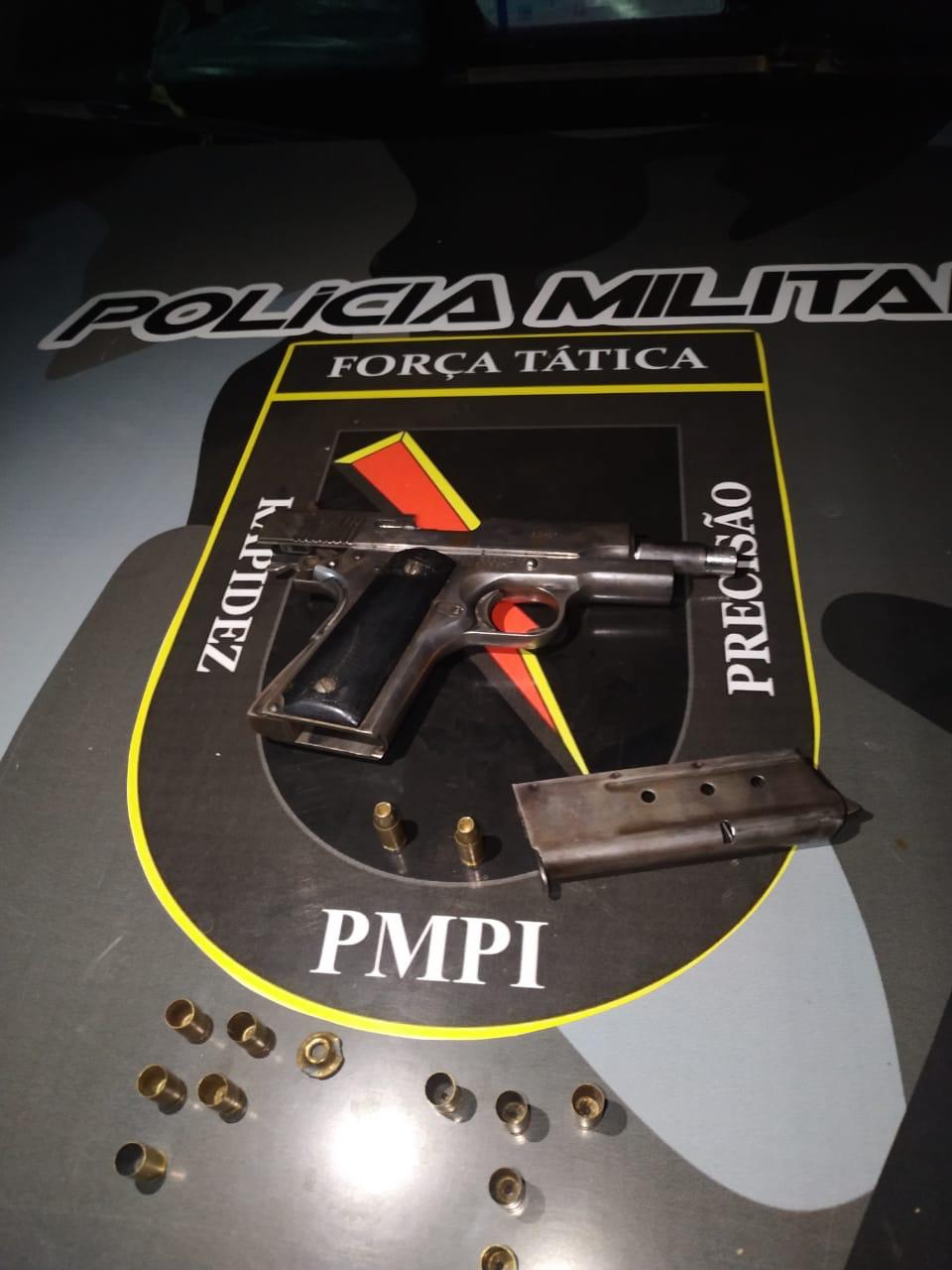 Arma de fogo apreendida 