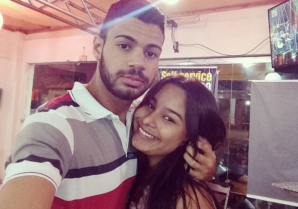 Soldado Lucas Soares e Raynara Mesquita
