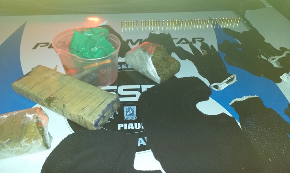 Material apreendido no bairro Mafrense