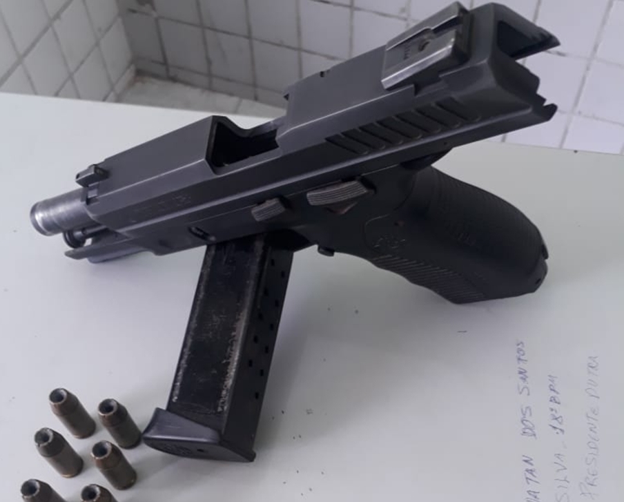 PM apreende arma de uso restrito na zona leste de Teresina