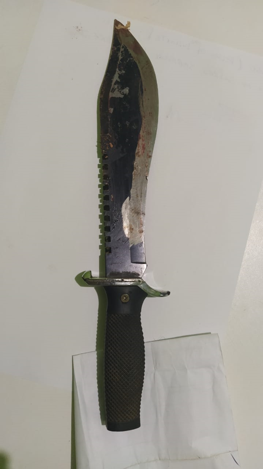 Arma apreendida pela Polícia Militar