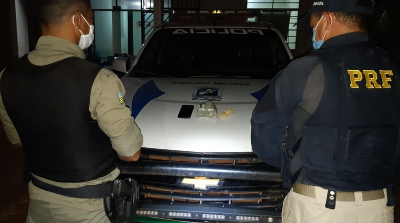 Droga apreendida em Santa Filomena