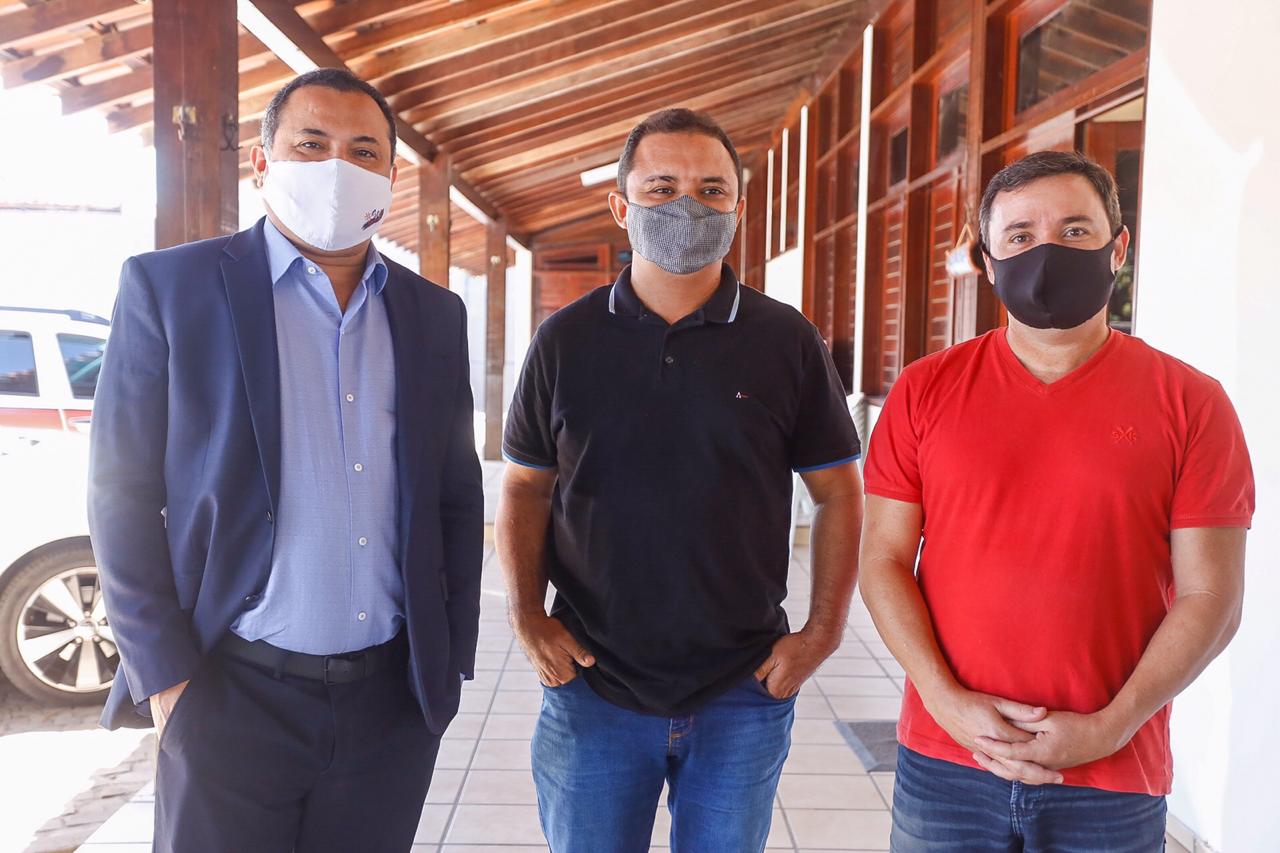 Evaldo Gomes, Erico Luís e Fábio Novo