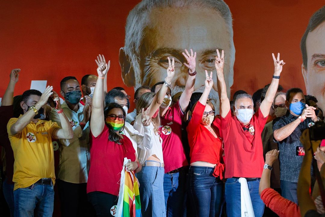 Araujinho durante convenção em Picos