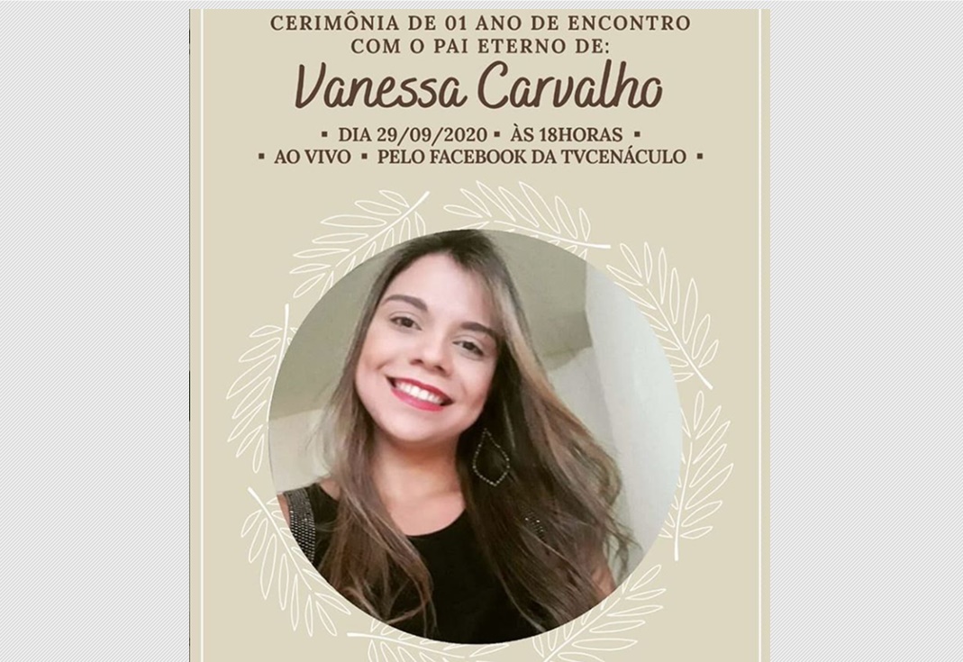 Missa de 1 ano da morte de Vanessa Carvalho