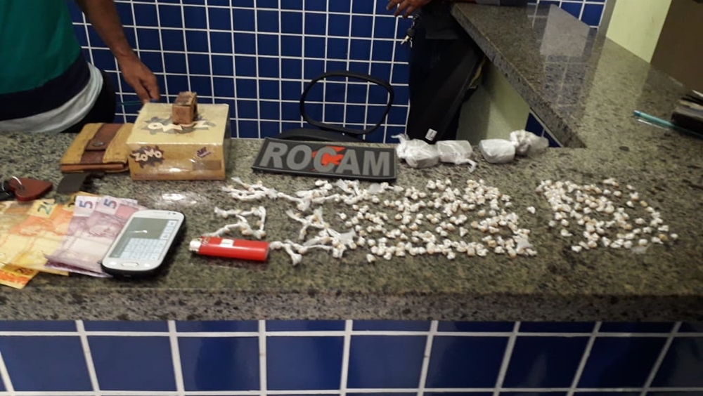 Apreensão de drogas na cidade de Parnaíba