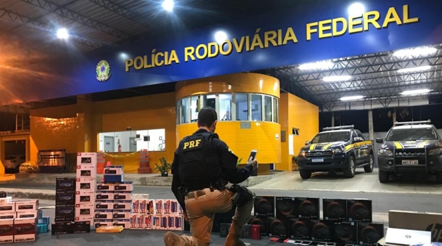 Carga de eletrônicos é apreendida pela PRF em Floriano
