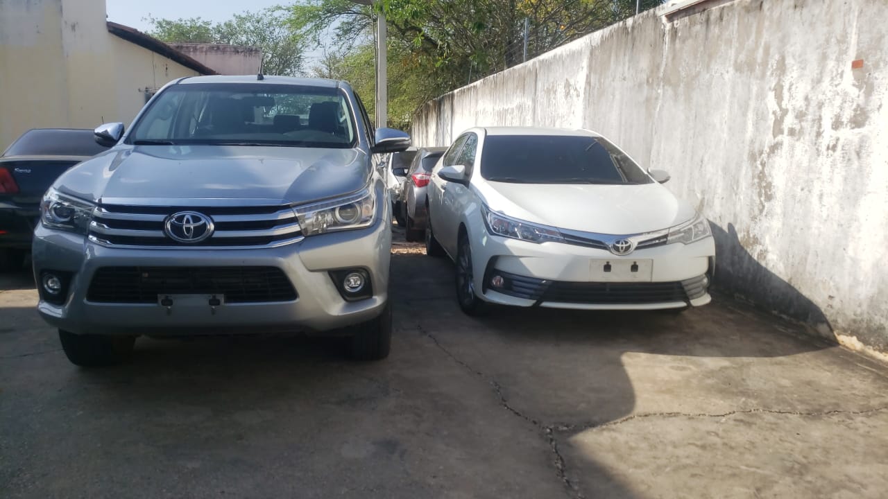 Hilux e Corolla recuperados