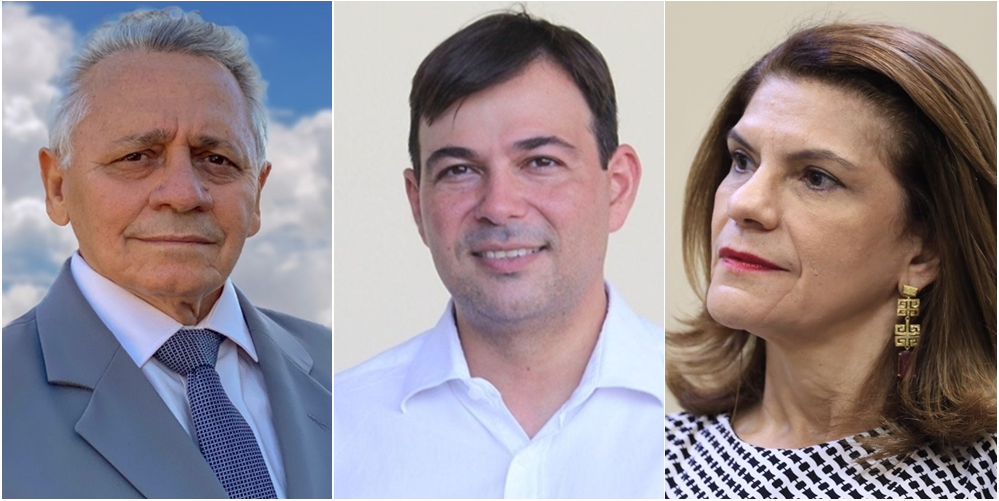 Gildásio Guedes, André Macêdo e Nadir Nogueira