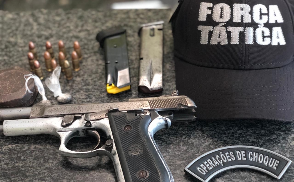 Homem é preso com pistola e munições em Piripiri